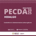 Anuncian ganadores del PECDA Hidalgo 2025