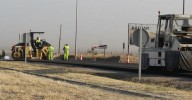 La carretera que conecta las rotondas de El Helmántico y Las Bizarricas, cortada durante tres días por obras de asfaltado