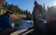Saloniti recorrió la toma de agua de San Martín de los Andes y adelantó obras para el verano