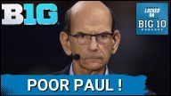 BIG TEN HATER:  Paul Finebaum BREAKS DOWN on ESPN and ADMITS Big Ten THIRD Straight Title Possible!