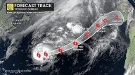 Gabrielle races across the North Atlantic, eyes on two more systems that follow