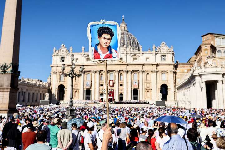 ‘God’s influencer’ Carlo Acutis declared a saint by Pope Leo