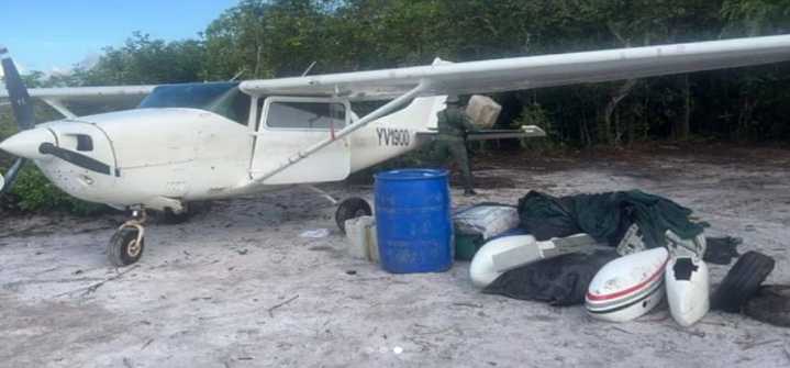 Amazonas | Incautan nueva aeronave y combustible en operativo antidrogas