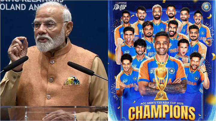 PM Modi Takes Dig At Pakistan Over Team India's Win In Asia Cup 2025 Finals; Compares Victory To Operation Sindoor
