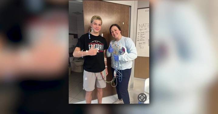 Cardiac arrest sent an athlete to the hospital last April. He's back on the field this football season.