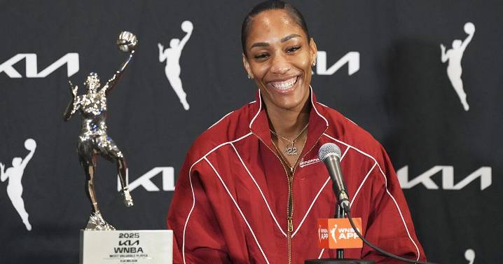 Aces' Wilson earns MVP for record 4th time
