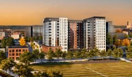See vision for high-rise overlooking University of Michigan marching band field