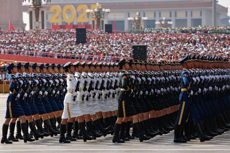 China's Xi projects power at military parade with Putin and Kim