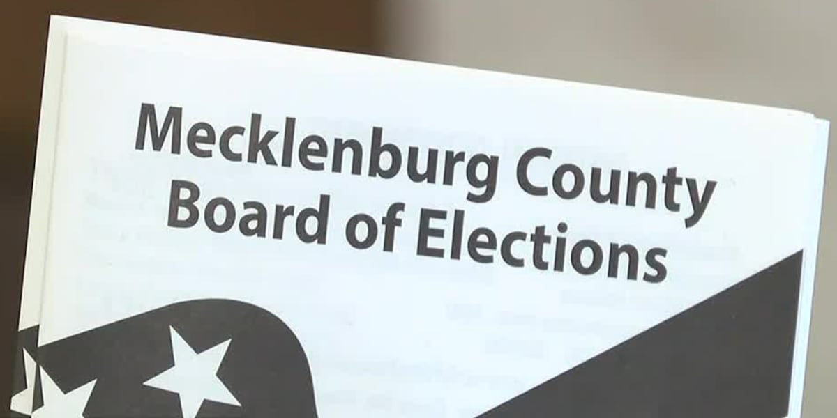 Mecklenburg County sees increase in voters ahead of September 9 primary