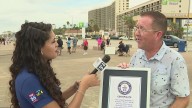 Galveston Seawall sets Guinness World Record for longest walkway