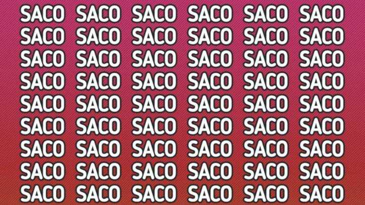 Sólo una mente diferente puede encontrar la palabra cosa en sólo 5 segundos