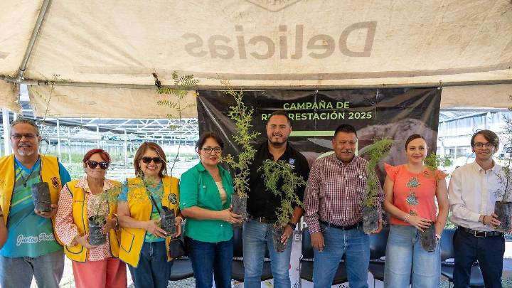 Programa “Chihuahua Minero de Raíz” impulsado por Clumin donó 2 mil 500 árboles a Delicias