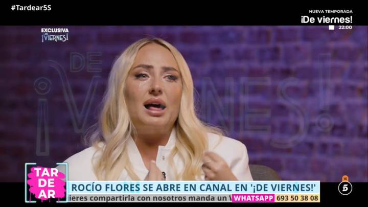 Rocío Flores, entre lágrimas: "Mi madre me ha destrozado la vida"