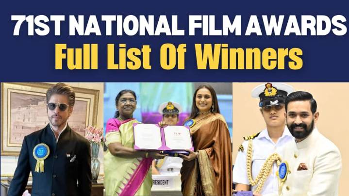 71st National Film Awards: Shah Rukh Khan, Mohanlal Rani Mukerji, Vikrant Massey Win Top Honours