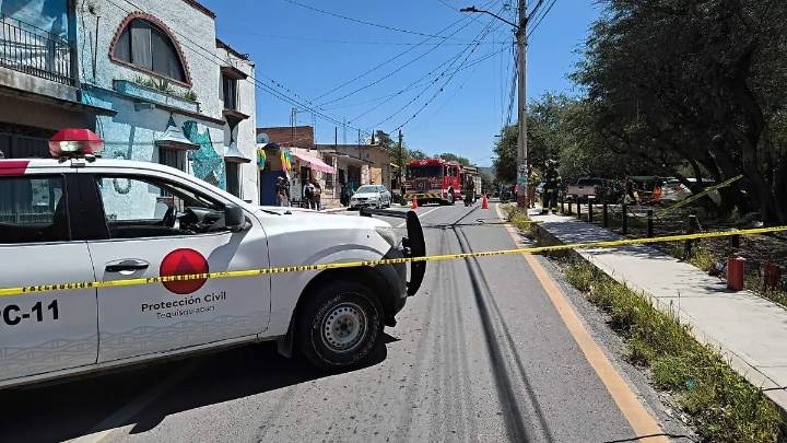Explosión y llamas por medidor que ardió en la colonia Santa Fe