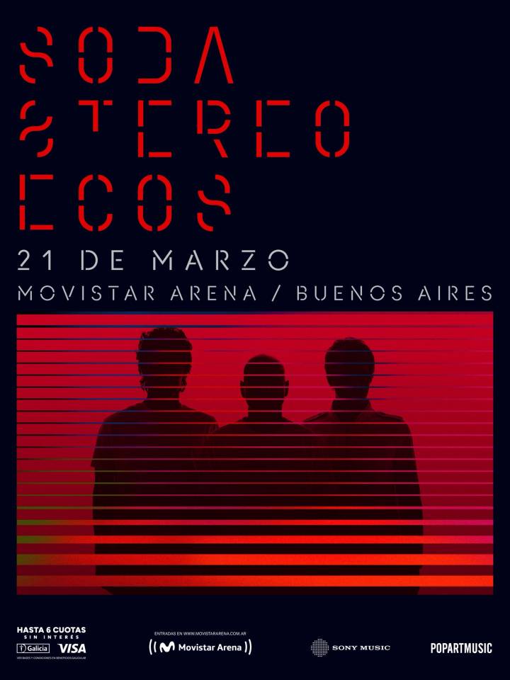 "Juntos una vez más": Anuncian el regreso de Soda Stereo bajo el lema "ecos"