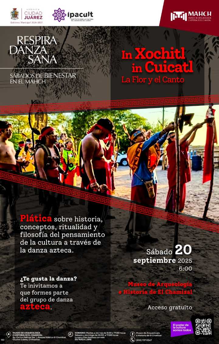 Únete al grupo de Danza Azteca en el MAHCH
