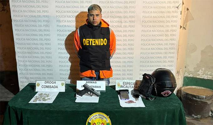 Surco: capturan prontuariado delincuente que estaría extorsionando a empresa Cruz del Sur