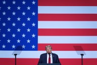 Trump returns to '51st state' rhetoric in speech to military officials