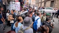 Vallas, escoltas y camionetas de lujo, así se vivió afuera de Palacio Nacional el primer informe de Sheinbaum