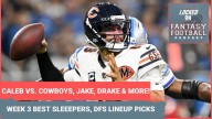 Go ALL IN on Cowboys-Bears, TRUST in Falcons: BEST Week 3 fantasy SLEEPERS & DFS LINEUP PICKS