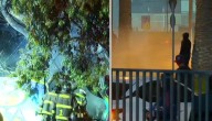 Barristas de Universidad de Chile provocan incendio tras violentos incidentes en "Hotelazo"