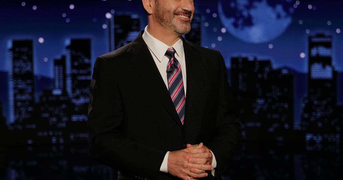 Jimmy Kimmel returns to ABC with emotional monologue in first show after suspension