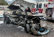 Padres y dos hijos, los que fallecieron calcinados en choque