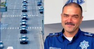 Emotiva despedida: Escoltado por patrullas, policía de Sonora se jubila.