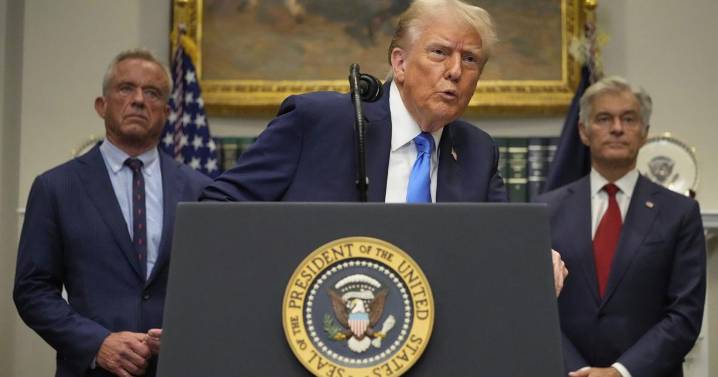 President reprises his COVID era, this time sharing unproven medical advice on autism