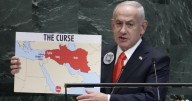Netanyahu checks off countries on Middle East map with enemies Israel has targeted