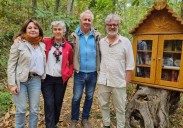 Lorenzo Milá graba en el Bierzo un reportaje sobre los incendios