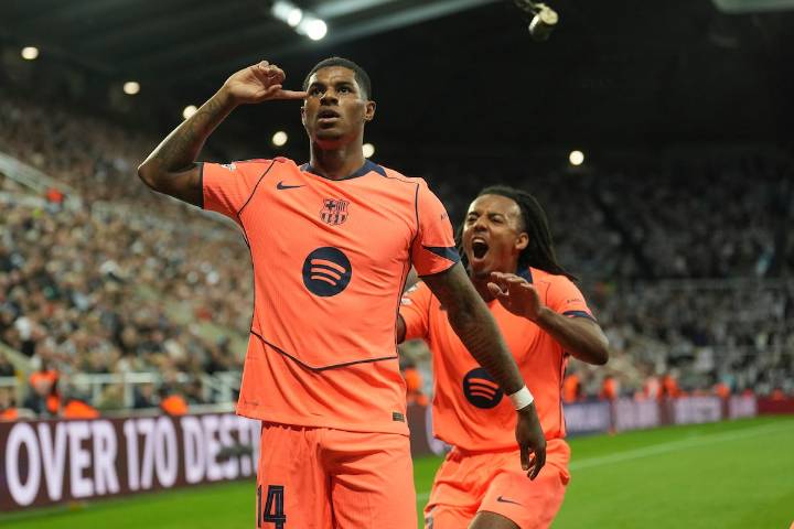 Newcastle - Barcelona en directo | Dos goles de Rashfod dan la victoria al Barça (1-2)