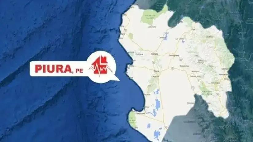 Un sismo de magnitud 4.2 remeció la región Piura esta tarde