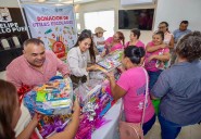 Mary Hernández impulsa campaña de donación de útiles escolares