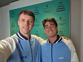 El equipo argentino de Copa Davis afina detalles de cara al match en Groningen