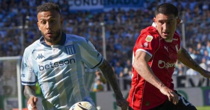 Con dos goles anulados, Independiente igualó ante Racing y sigue sin ganar en el Clausura