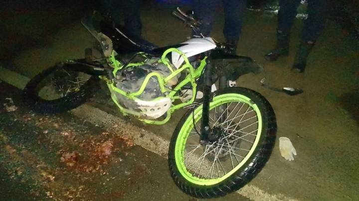 Muere motociclista al derrapar en Santiaguito Etla