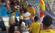 Lo pillaron con la amante en pleno el partido de la selección Colombia