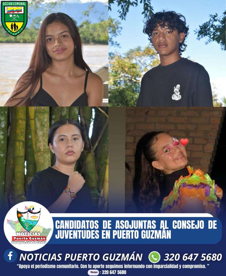 Asojuntas presenta su lista para el Consejo de Juventudes en Puerto Guzmán