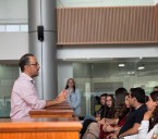 “La política es la gestión de lo público, y todos estamos llamados a participar”: Jorge Soto ante estudiantes de Derecho