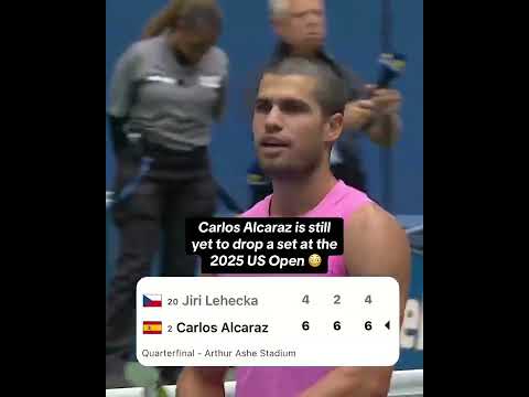 Carlos Alcaraz advances to his ninth career Major semifinal appearance 🔥