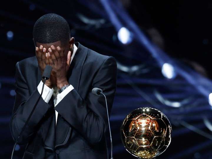 Tearful Dembele beats Yamal to Ballon d’Or, as Bonmati achieves hat