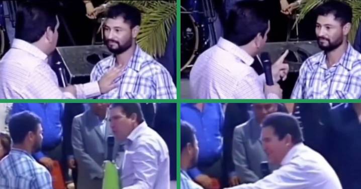 VIDEO: Pastor asegura que Dios le ordenó recibir los papeles de un terreno en venta