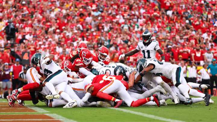 Eagles OL Jordan Mailata sounds off on 'Tush Push' criticism after win over Chiefs: 'It makes my blood boil'
