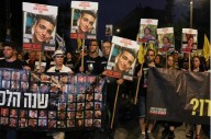 Israelíes exigen en protestas liberar rehenes y parar guerra en Gaza
