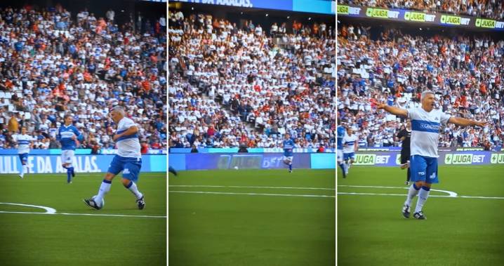 "Hasta nuestra cámara se comió la finta": golazo del Beto Acosta en duelo homenaje impactó a hinchas