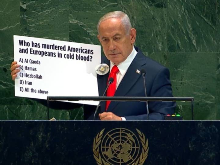 Delegaciones mundiales salen de la Asamblea de ONU en discurso de Netanyahu