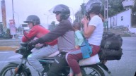 Motorizados que transporten niños menores de 10 años serán sancionados