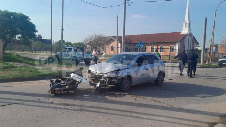 Fatal accidente en Las Termas: una motociclista murió tras un fuerte choque contra un automóvil